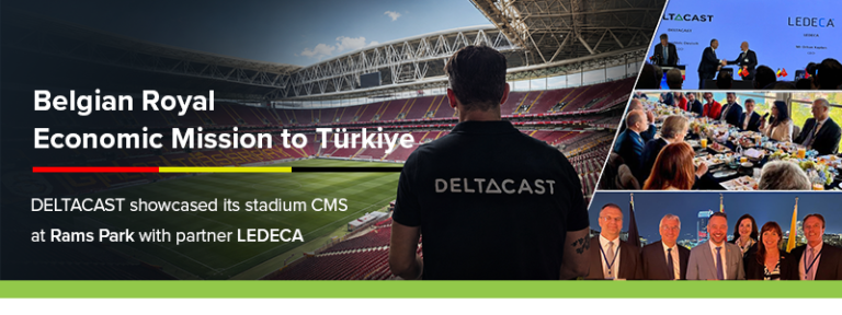 DELTACAST Showcases Its CMS at Rams Park During the Belgian Royal Economic Mission to Türkiye